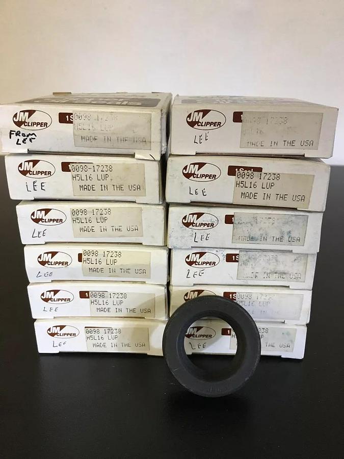Used JM Clipper Oil Seals 0098 17238 H5L16 LUP NIB Lot of 12
