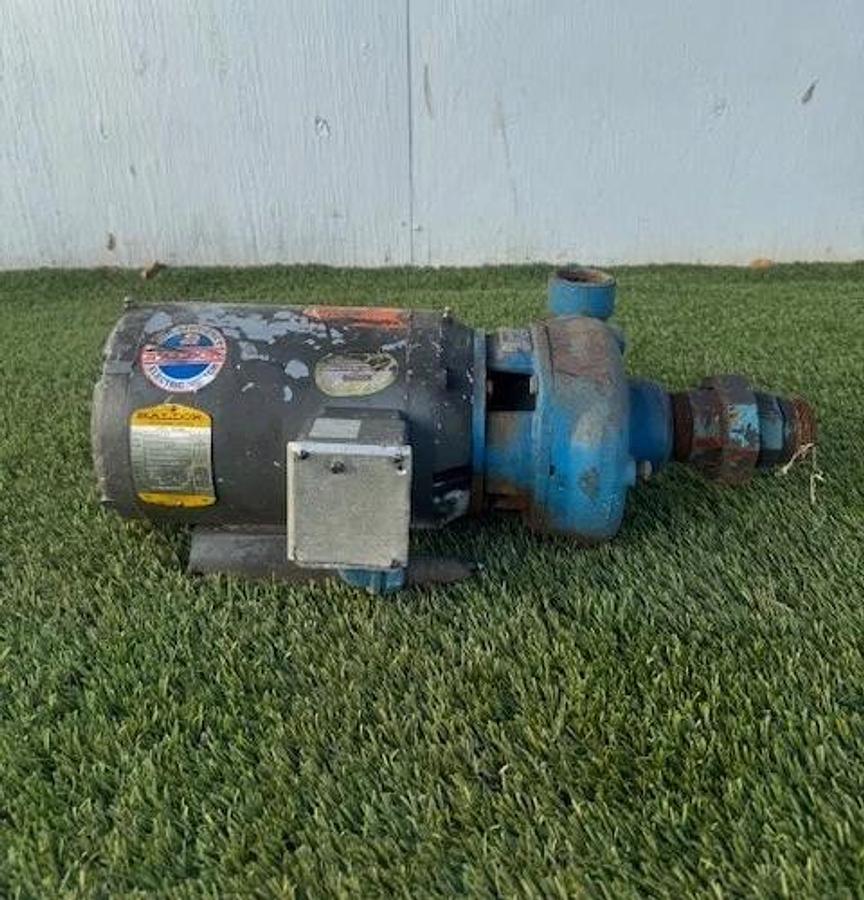Used Goulds 3656 (Size 1 1/2x2-6) 3BF1J2A0, Baldor JMM3212T, 5 Hp Motor @ 3450RPM