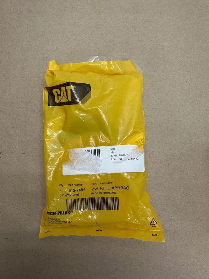 Used CAT 512-7484 Diaphragm Kit *NEW*