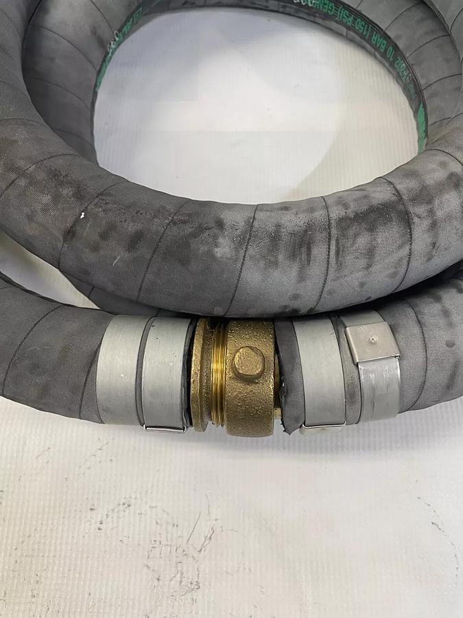 Used Alfagomma T-202 (10 Bar) (150 PSI) General Purpose EPDM Hose 1.5" ID (9' Long)