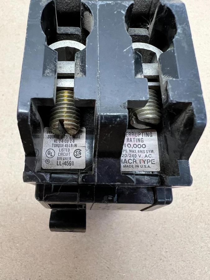 Used Square D LL-4591 50A Circuit Breaker