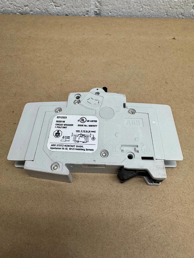Used ABB SU 201M C20A 20A Circuit Breaker Single Pole *NEW*