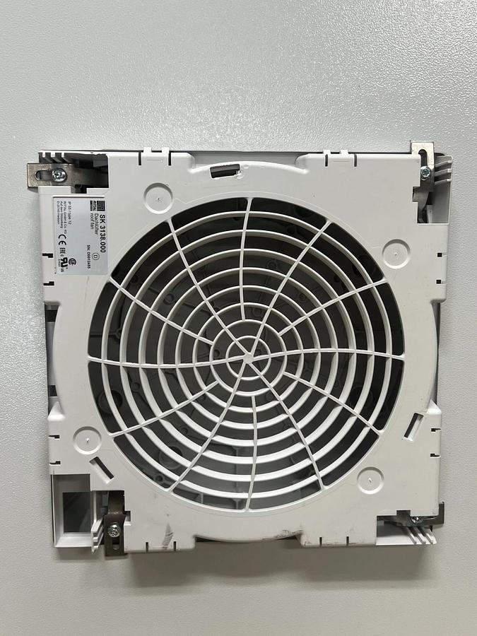 Used Rittal SK 3138.00 Roof-Mounted Enclosure Fan Assembly, IP55/ Type 12
