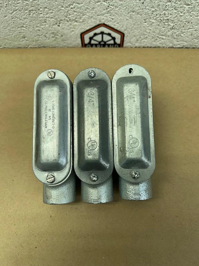 Used Type LB 3/4” Conduit - Lot of 3