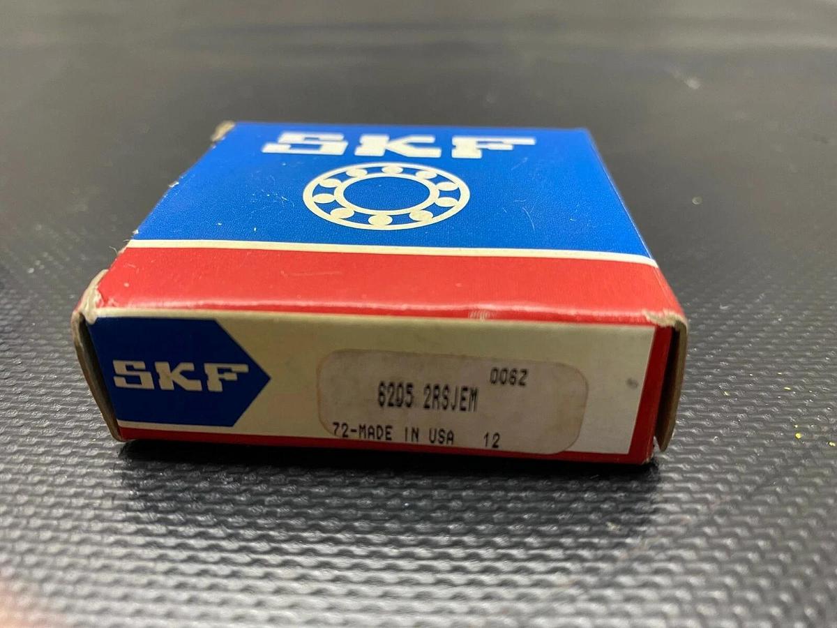 Used SKF 6205 2RSJEM Deep Groove Ball Bearing - lot of 2