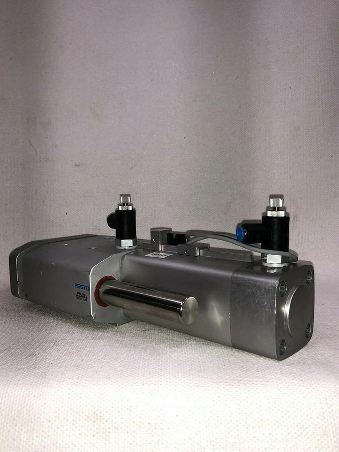Used Festo DGRF-C-GF-40-80-PPVA-R Pneumatic Cylinder Guided Drive w/ Proximity Sensor