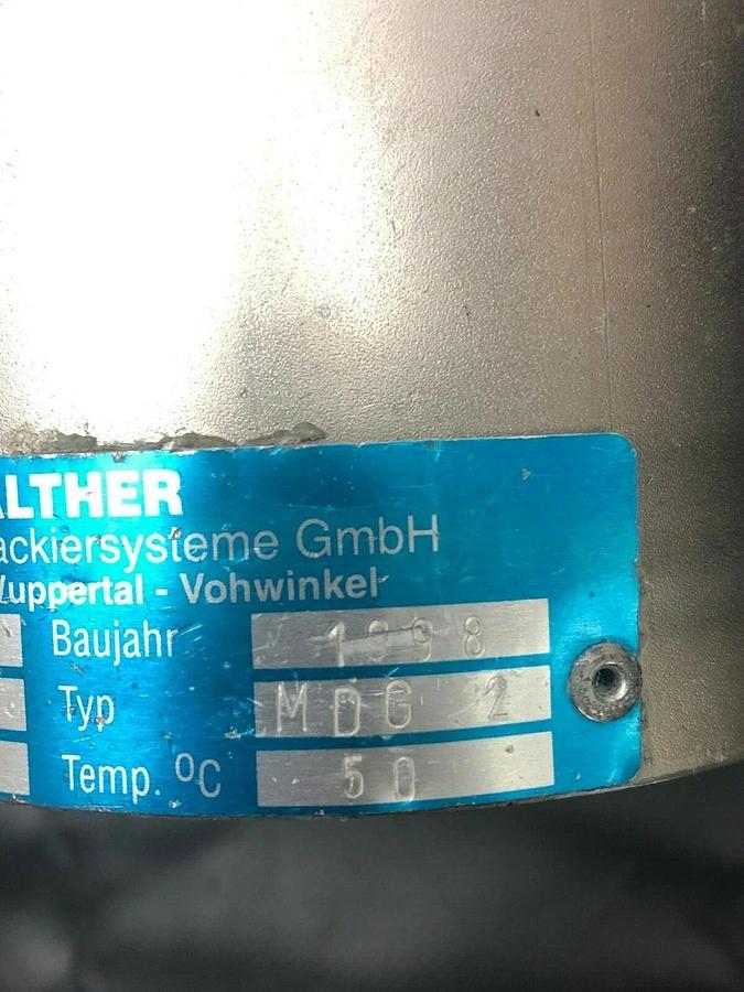 Used Walther Pilot MDG2 Pressure Tank