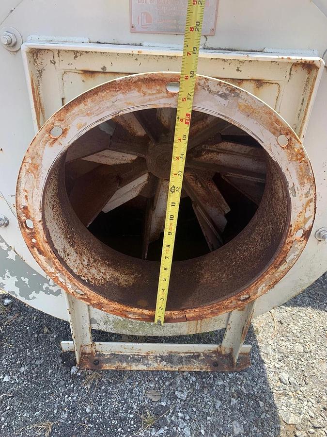 Used Lummus Corporation 125835 KGMD-35 Blower Fan w/ Balfor 15HP Motor