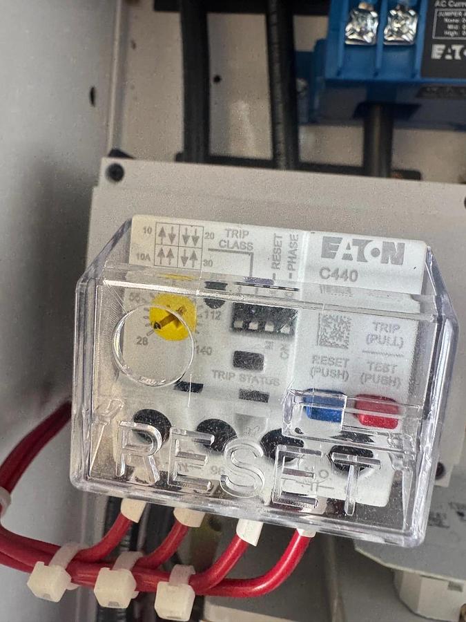 Used Eaton HMCP150U4C/ CN15NN3, 150A Circuit Breaker, Size 4 Magnetic Contactor 135A