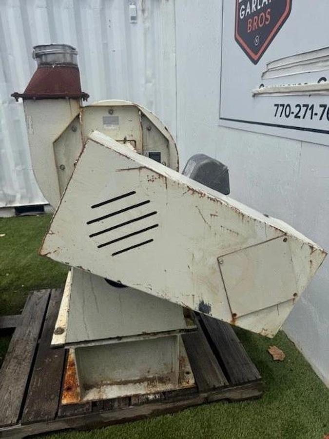 Used Cincinnati Fan RBE-11 Industrial Air Handling Specialism, Baldor 25Hp @ 1760 RPM