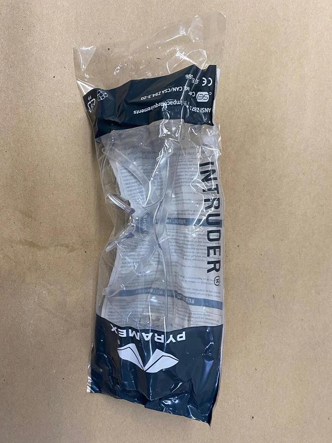 Used Pyramex S4110S Intruder Clear Lens Safety Glasses - 36 Pair of Glasses