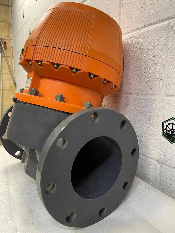 Used Georg Fischer 199.025.130 199025130, 6” PVC Type 025 Diaphragm Valve, Pneumatic