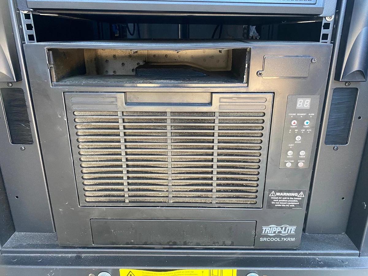 Used Tripp-Lite SmartRack Enclosure, APC SMX3000LVNC Smart-UPS X Battery