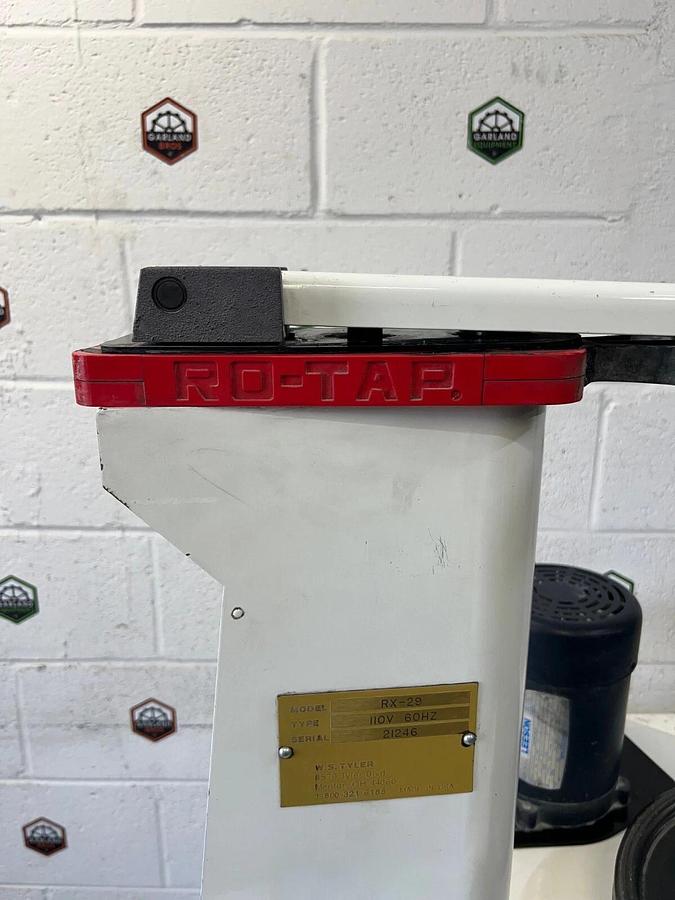 Used WS Tyler RX-29 110V, 60Hz 8” RO-TAP Sieve Shaker w/ Stand, (Working Condition)