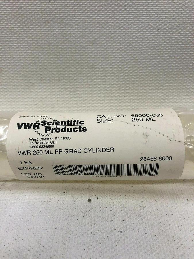 Used VWR Scientific Graduated Cylinders - (5) 250 mL (5) 25 mL
