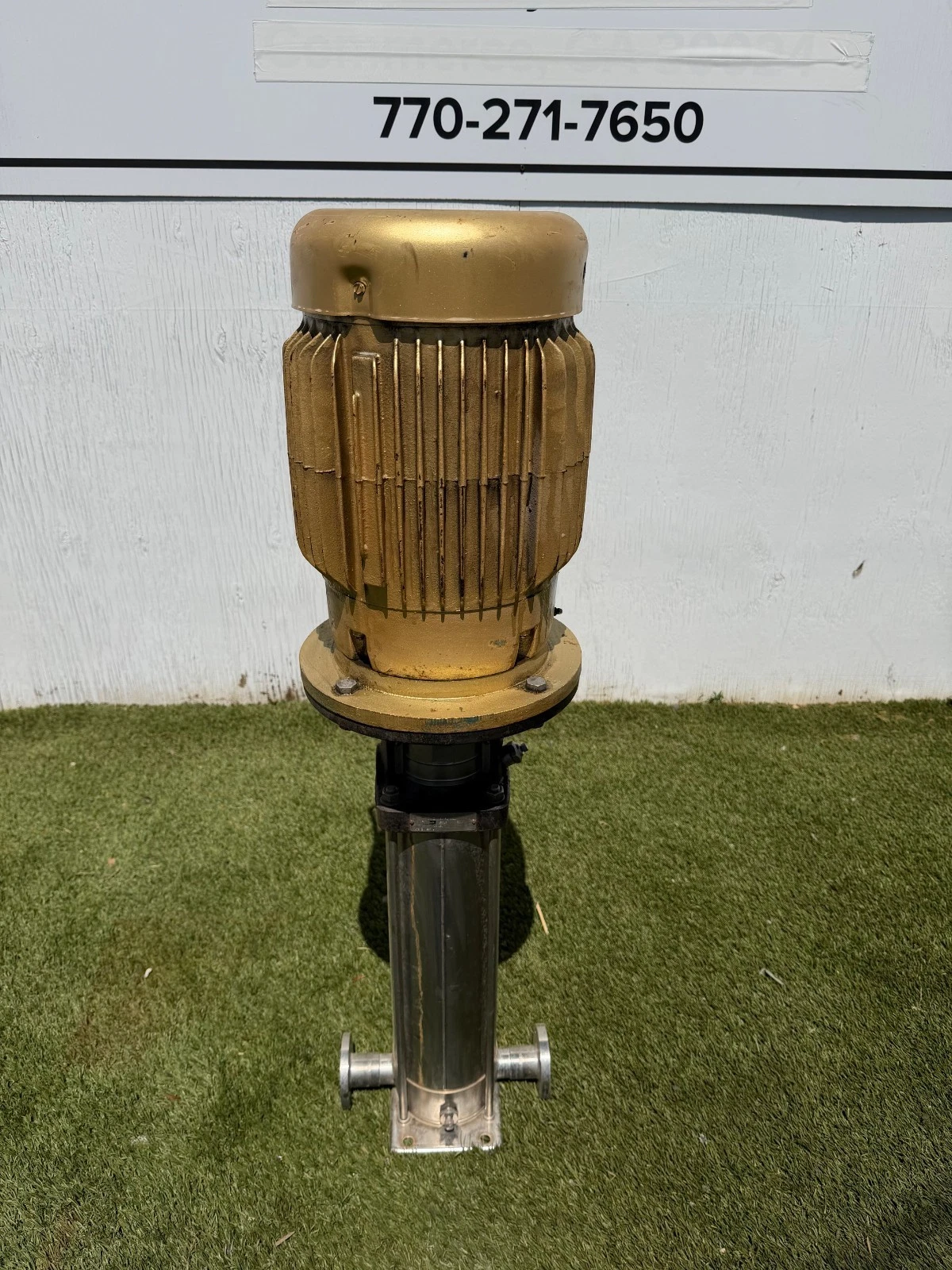 Used GRUNDFOS CRN4-160/14 A-F-G-AUUK Pump w/ 5.5KW Motor @ 3525 RPM