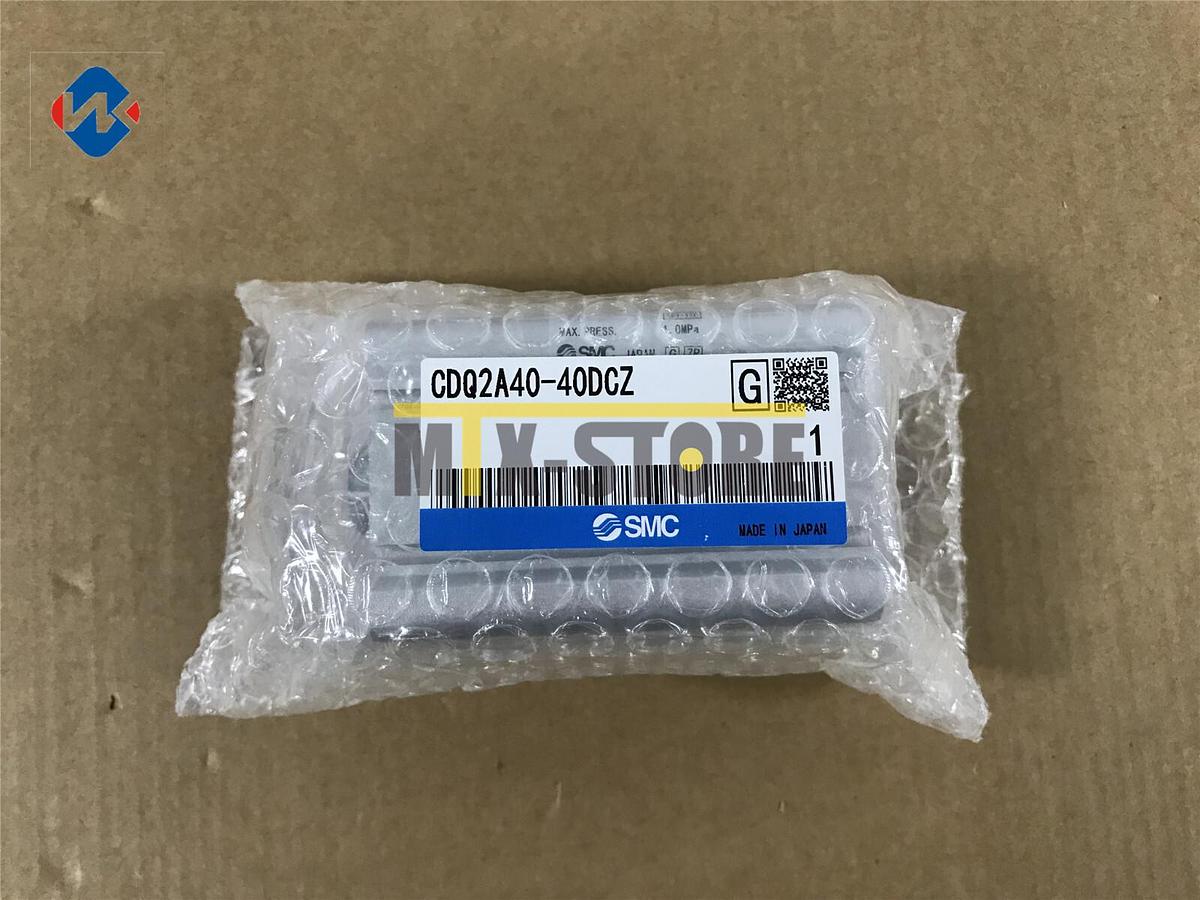 Used SMC CDQ2A40-10DC Compact Cylinder Pneumatic Compact, 1.0 MPa