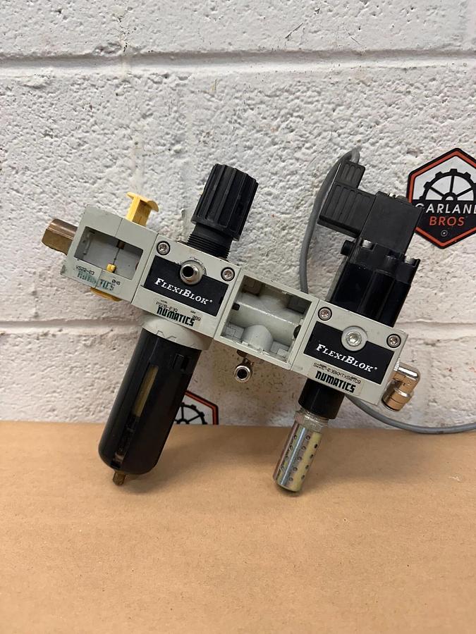 Used Numatics - S22E-03BKMT - FlexiBlok Quick Exhaust Valve with Filter/Regulator