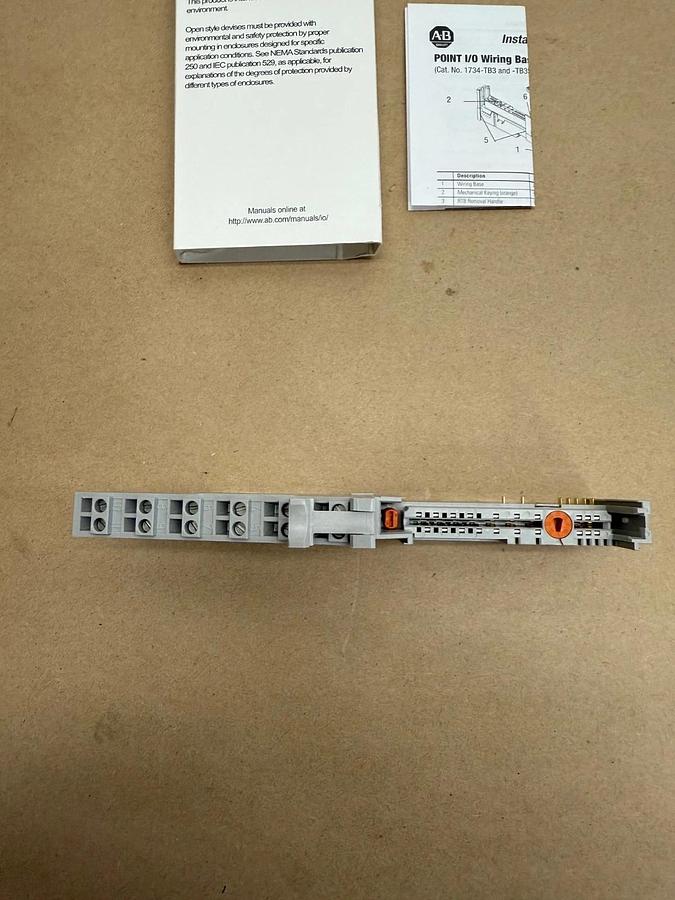 Allen Bradley 1734TB3 Ser A Point I/O Module, Terminal Base - Lot of 10