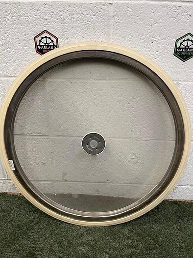 New - open box Stainless Steel 24” Mesh for Vibratory Screener, 40 microns, w/ 1” Center Hole