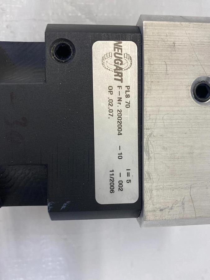 Used Neugart F-Nr.2002004 PLS70 Ratio Planetary Gear Head