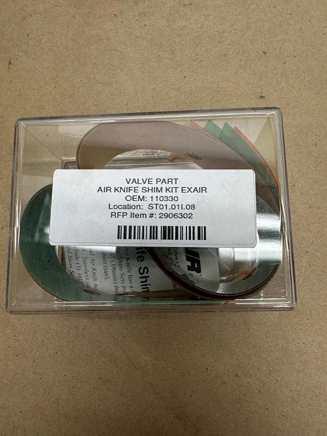 Used EXAIR 110330 Air Knife Shim Set