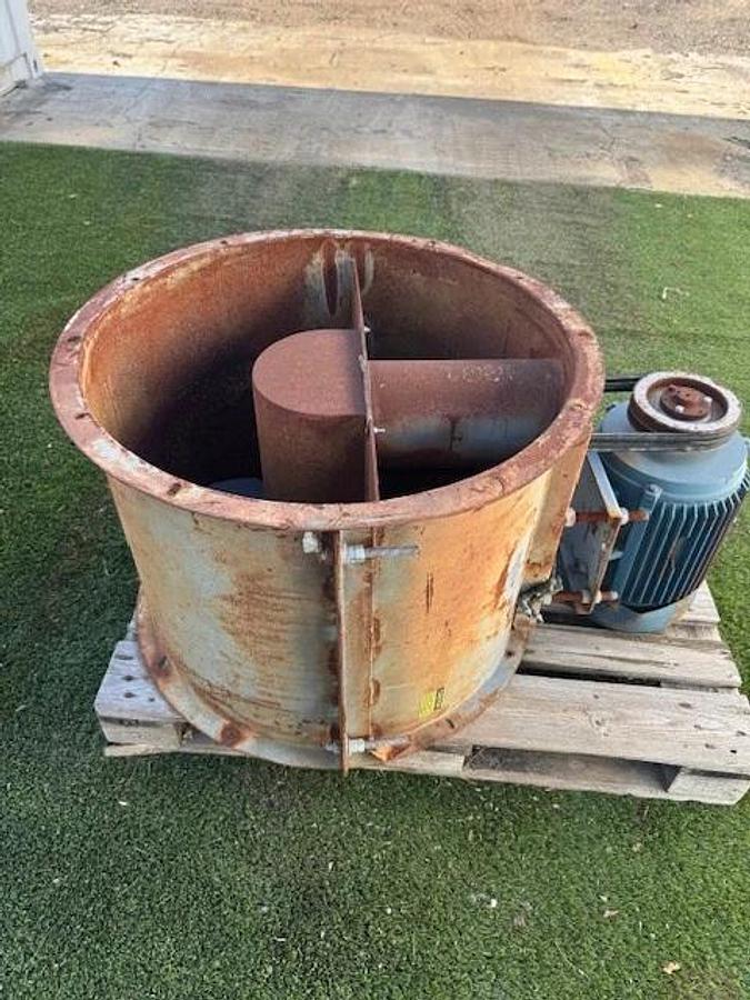 Used Hartzell Fan 29" Inlet, Belt Driven Axial Fan, 32-1/4” Outlet, 10Hp 1770RPM 575V