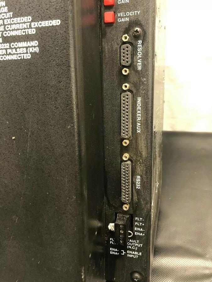 Used Parker KHX-Drive Brushless Servo Motor, 3.5 KW Continuous Output