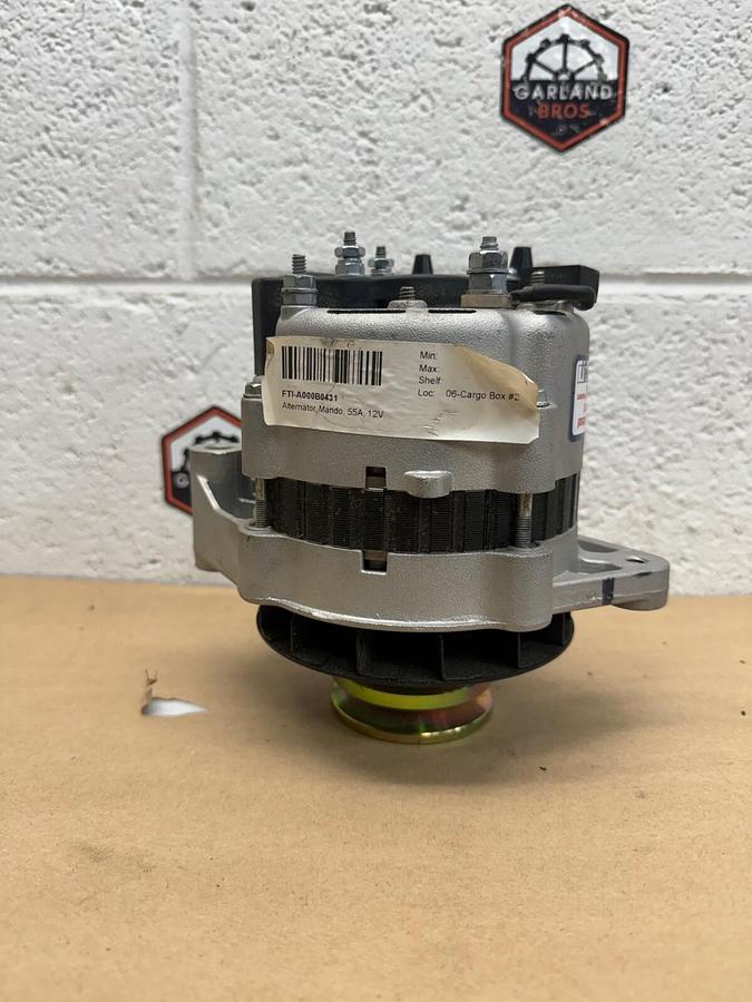 Used Mando A000B0431 Alternator for Bobcat Loader, 55A, 12V