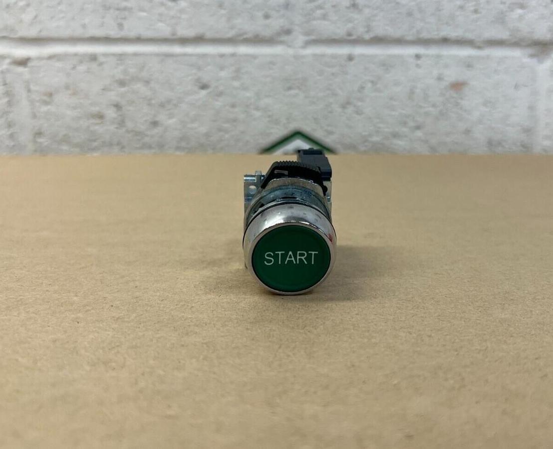 Used Allen Bradley 800F-X10 Series A Green Start Button