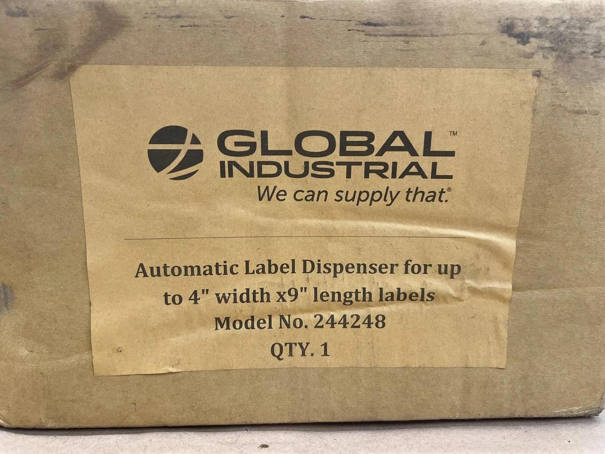 Used Global Industrial 244248 Automatic Label Dispenser
