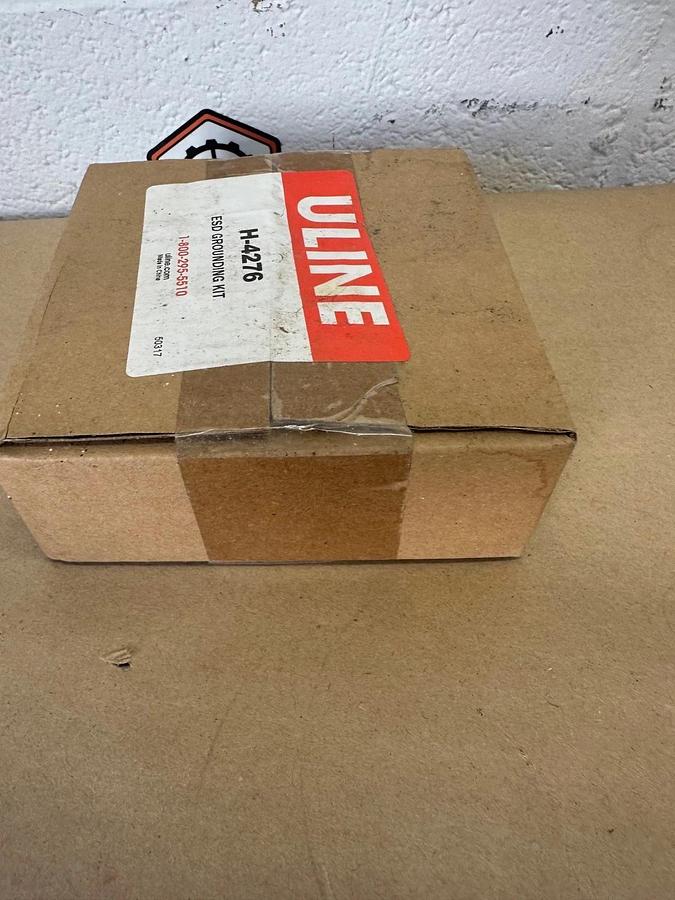 Used ULINE H-4276 ESD Grounding Kit *FACTORY SEALED NEW*