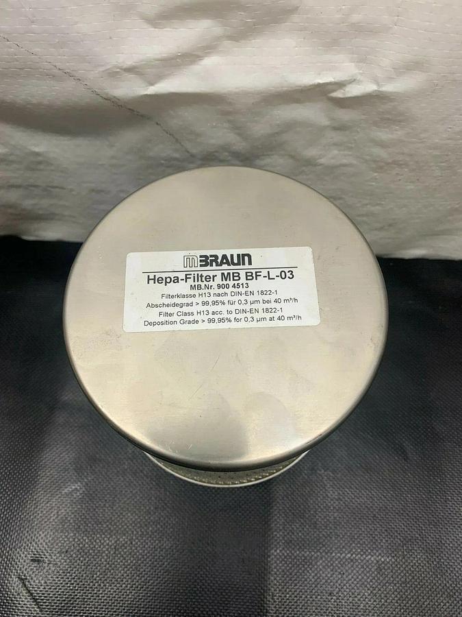 Used MBraun MB BF-L-03 Hepa-Filter