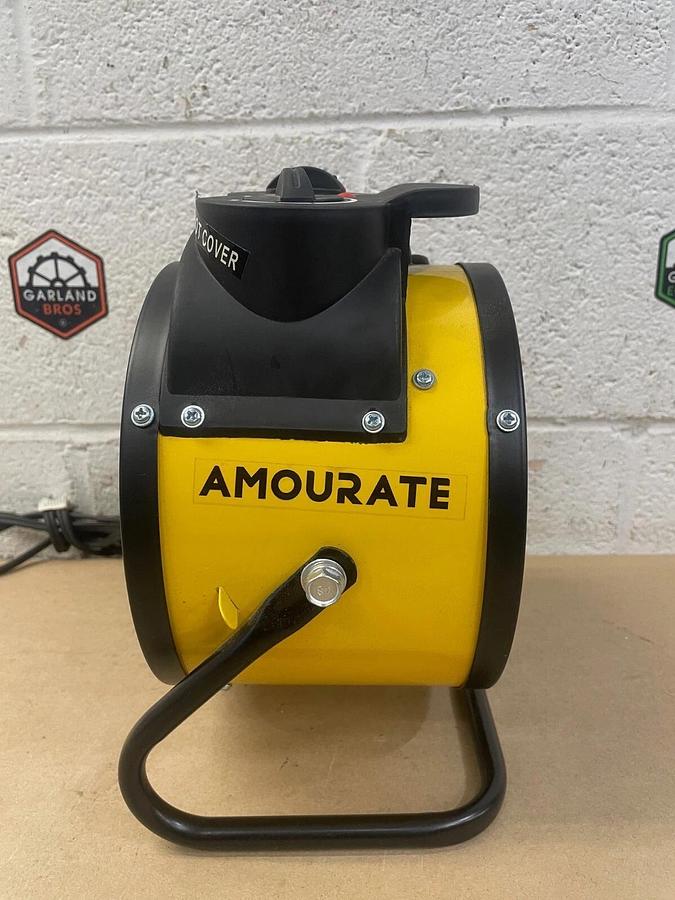 Used Amourate PTC1500 Portable Fan Heater, 110V, 60Hz, 1500W