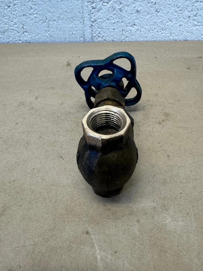 Used Nibco T-211-Y 3/8” Brass Valve, 125 SWP, 200 WOG