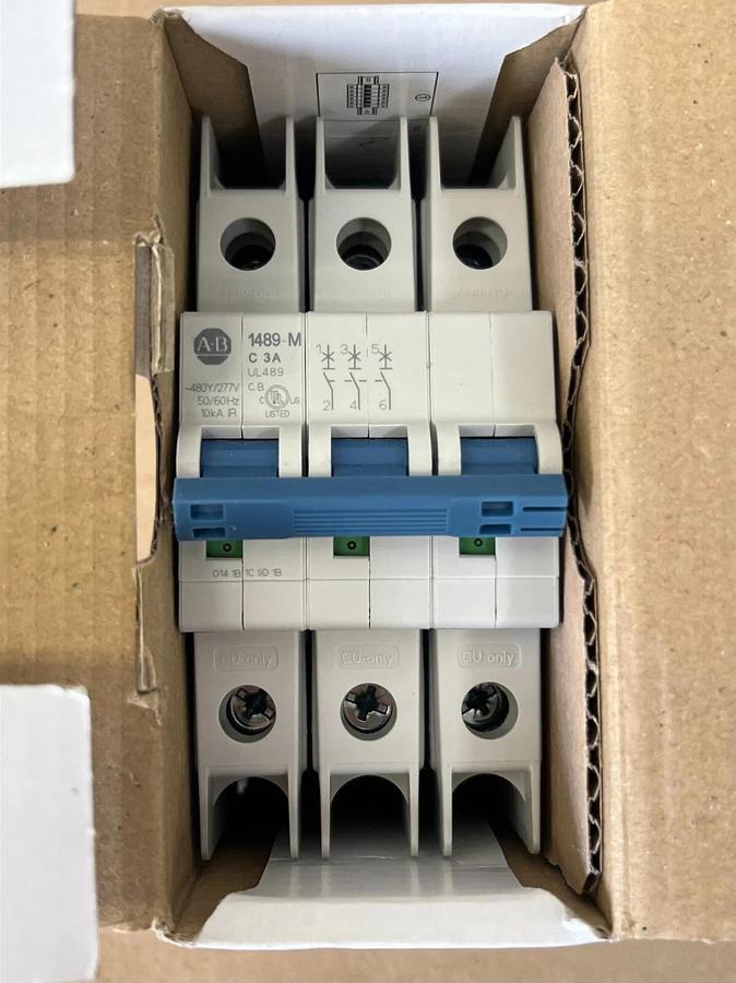 Used Allen Bradley 1489-M3C030 3 Pole Circuit Breaker
