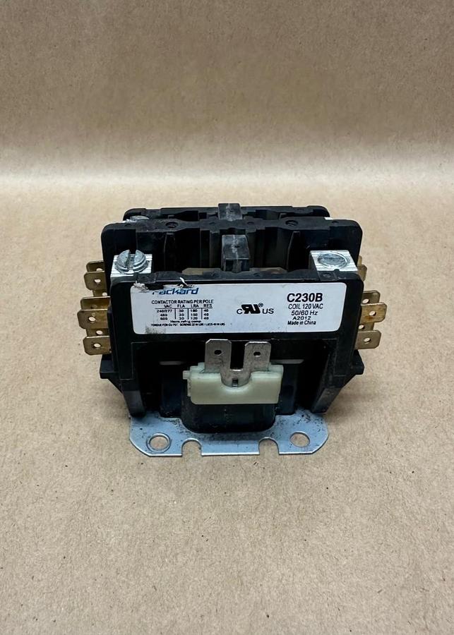 Used Packard C230B 2 Pole Contactor
