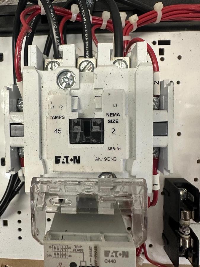 Eaton SAT0889847 MCC Bucket w/ C440 Relay & AN19GN0 NEMA Size 2 Starter *NEW*