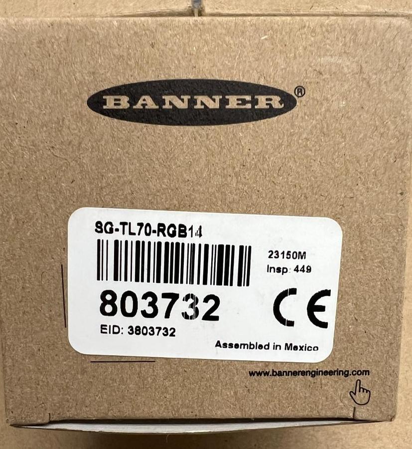 Used Banner SG-TL70-RGB14 / 803732 Tower Light Module *NEW*
