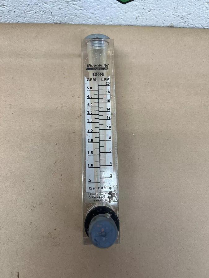 Used Blue-White Industries F-550 Flowmeter