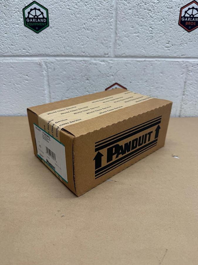 Used Panduit FDME8RG 8 Port Industrialnet DIN Rail MountFiber Enclosure *FACTORY SEAL