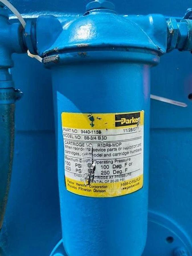 Used Tuthill 1224-19T2 Positive Displacement Blower, Vertical Configuration