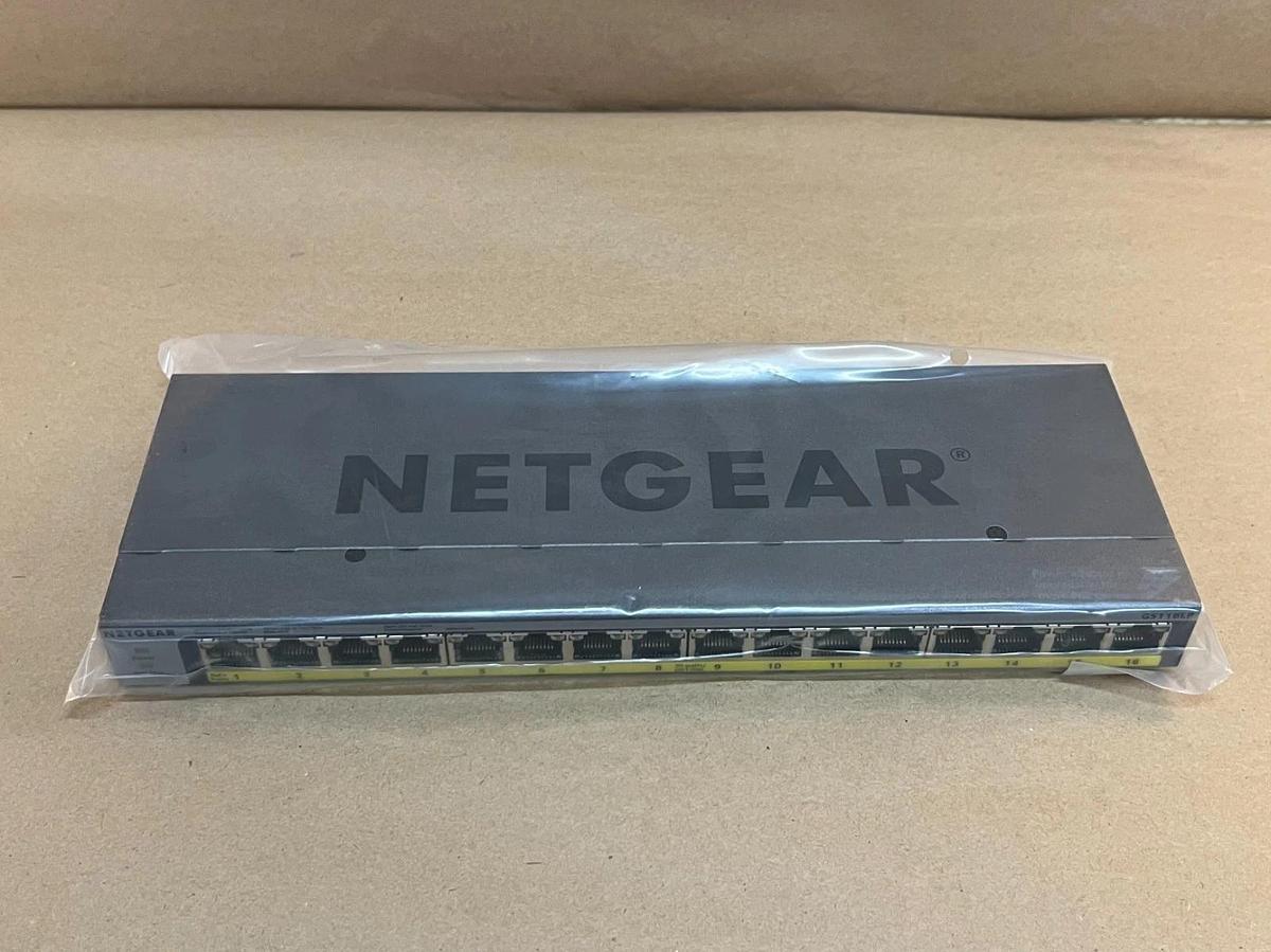 Used Netgear GS116LP 16-Port Gigabit Ethernet PoE + Unmanaged Switch *NEW*