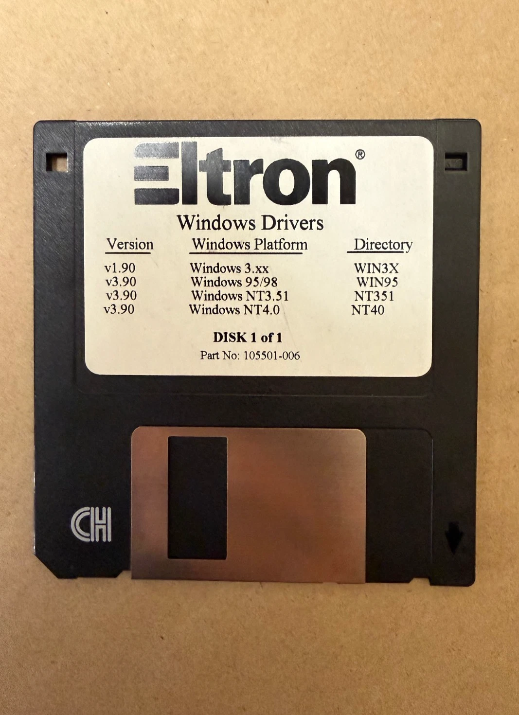 Used Eltron 105501-006 Windows Drivers