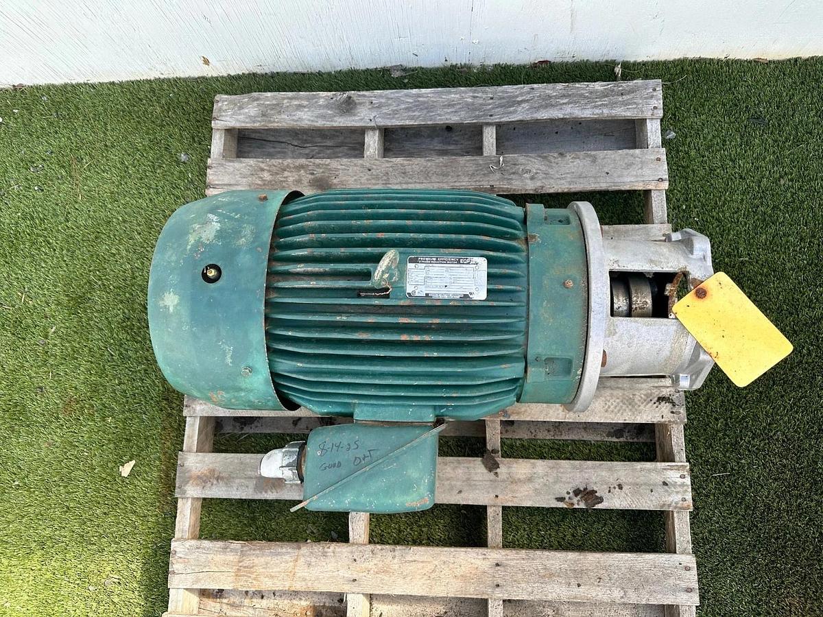 Used Toshiba B0504FLF3USH02 50Hp Motor @ 1770Rpm, 3 Phase, 230/460v, 60Hz