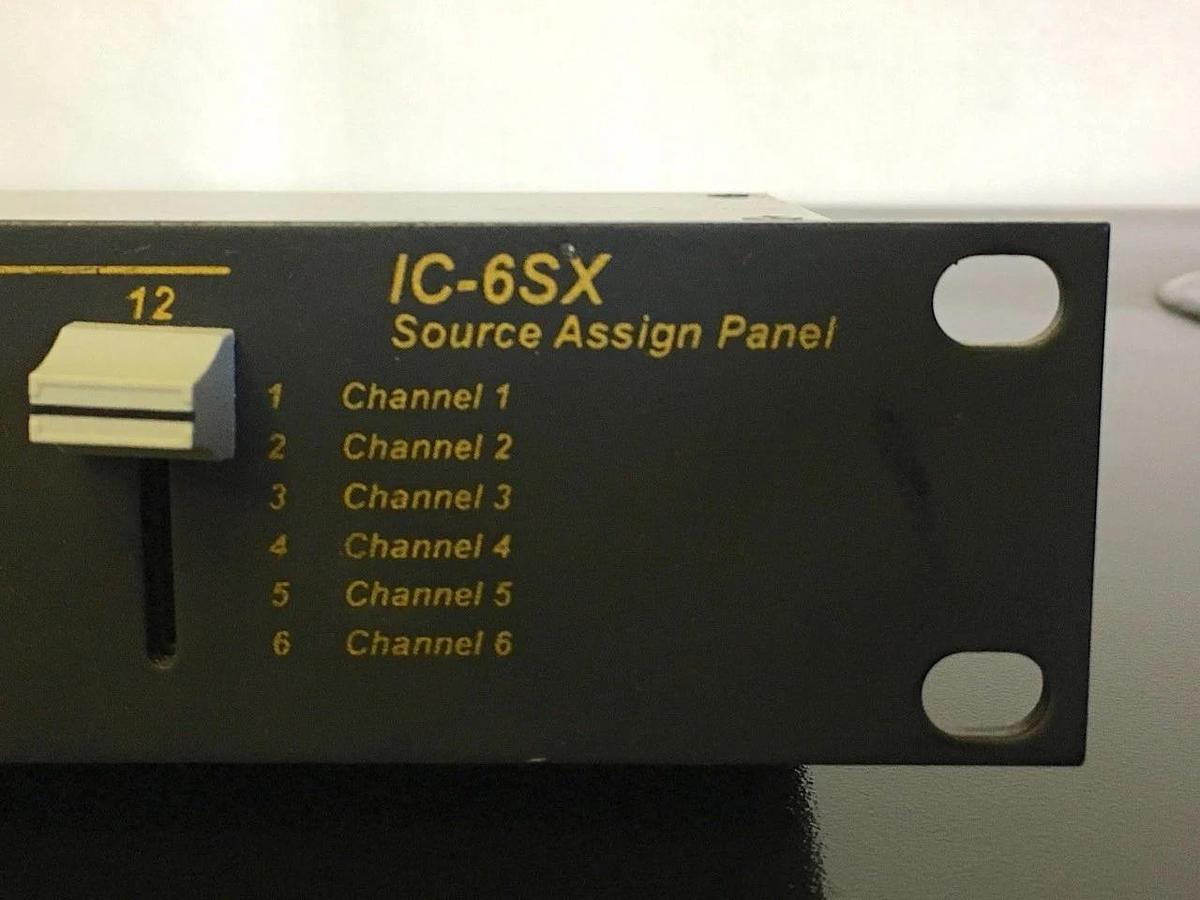 Used Telex Audiocom IC-6SX Source Assign Panel