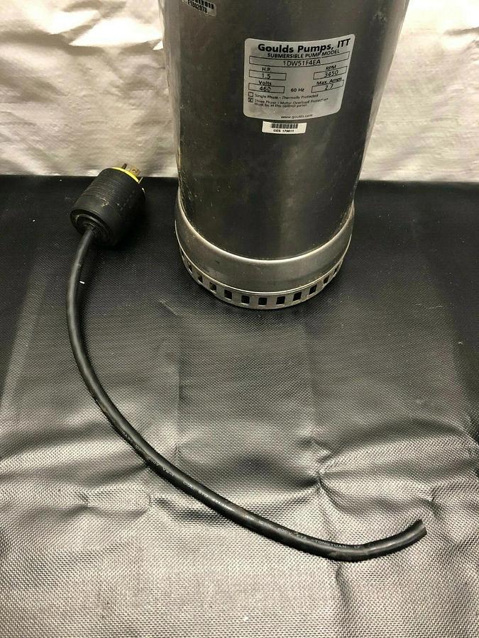 Used Goulds Pump 1DW51F4EA Submersible Pump, 1.5 HP