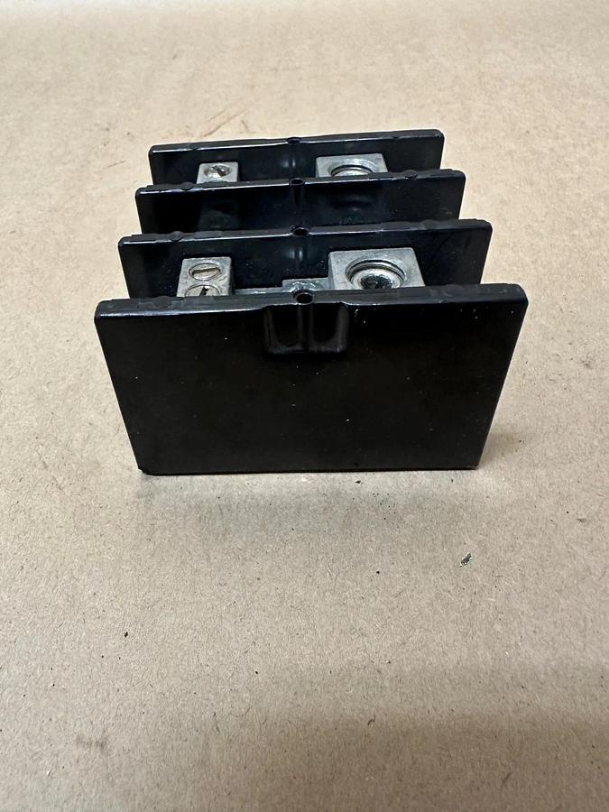 Used Littelfuse LD2570-3, 3 Pole Fuse Block