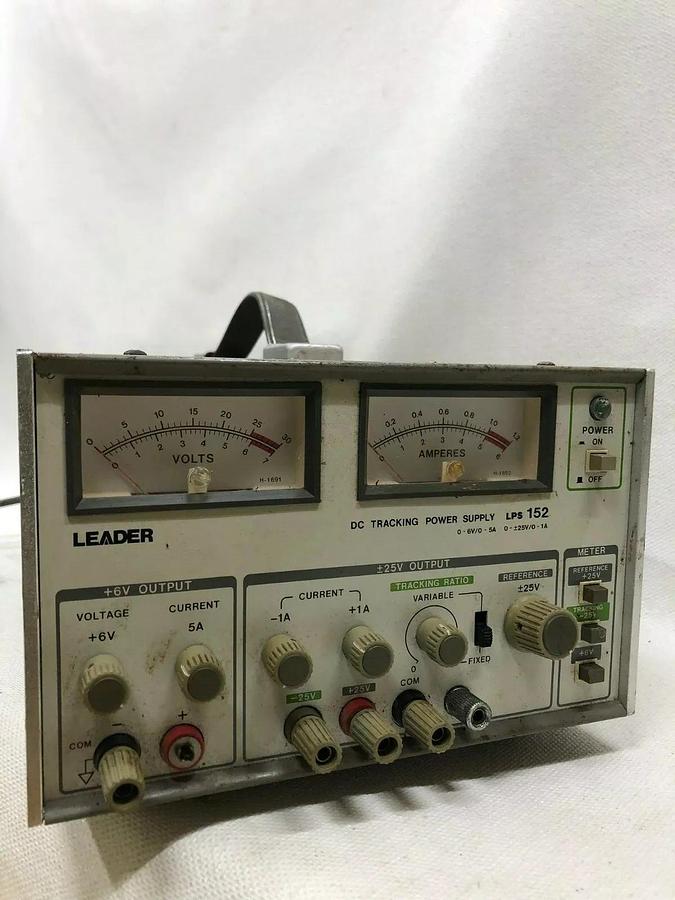 Used Leader LPS 152 DC Tracking Power Supply