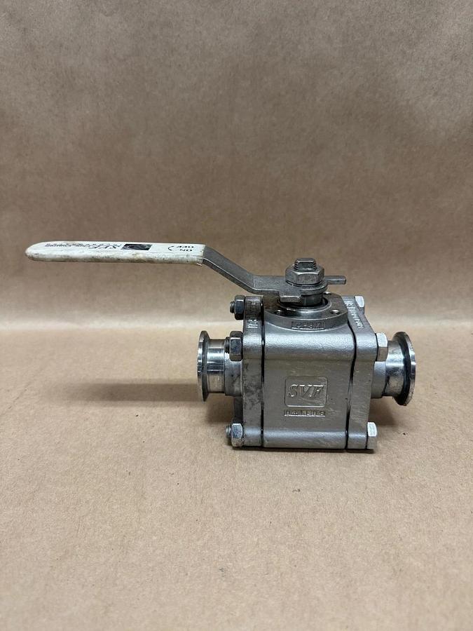 Used SVF 841L08 1-1/2” 316L CF3M Ball Valve